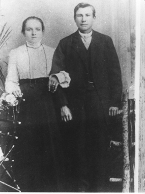 A.Verbyla ir jo žmona Konstancija 1906 m.